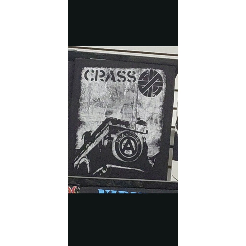 Rare crass tee size medium screenprint cotton art tee